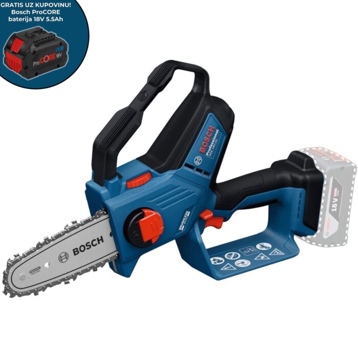 Aku lančana testera Bosch GKE 18V-15 Professional Solo bez baterije i punjača (06008D7000) - Slika 1