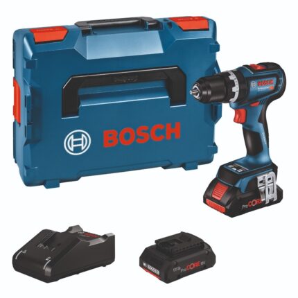 Aku vibraciona bušilica - odvrtač Bosch GSB 18V-90 C; 2x4,0Ah ProCORE; L-Boxx (06019K6105)