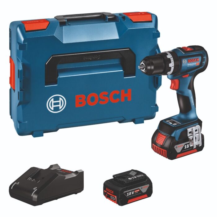 Akumulatorska vibraciona bušilica - odvrtač Bosch GSB 18V-90 C; 2x5,0Ah; L-Boxx (06019K6106) - Slika 1