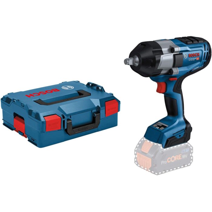 Akumulatorski udarni odvrtač Bosch GDS 18V-1000 Solo; bez baterije i punjača + L-Boxx kofer (06019J8301) - Slika 1