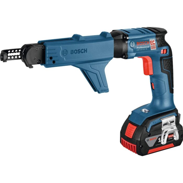 Bosch GSR 18 V-EC TE + MA55 akumulatorski odvrtač za suvu gradnju sa 2x5,0 Ah Li-Ion baterijama u L-Boxx koferu (06019C8006) - Slika 1