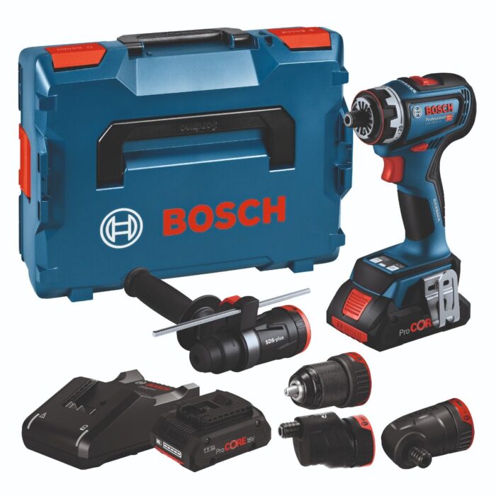 Bosch GSR 18V-90 FC akumulatorska bušilica/odvrtač; 2x ProCORE 18V 4,0 Ah + 4 FC nastavka (06019K6200) - Slika 1
