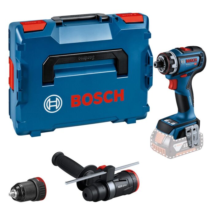 Bosch GSR 18V-90 FC akumulatorska bušilica/odvrtač Solo; bez baterije i punjača + 2 FC nastavka u L-Boxx koferu (06019K6204) - Slika 1