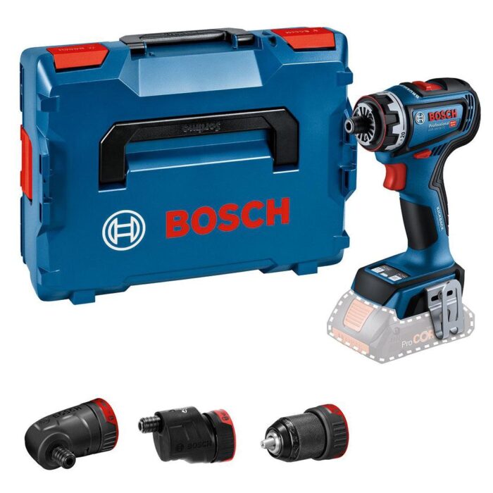 Bosch GSR 18V-90 FC akumulatorska bušilica/odvrtač Solo; bez baterije i punjača + 3 FC nastavka u L-Boxx koferu (06019K6203) - Slika 1