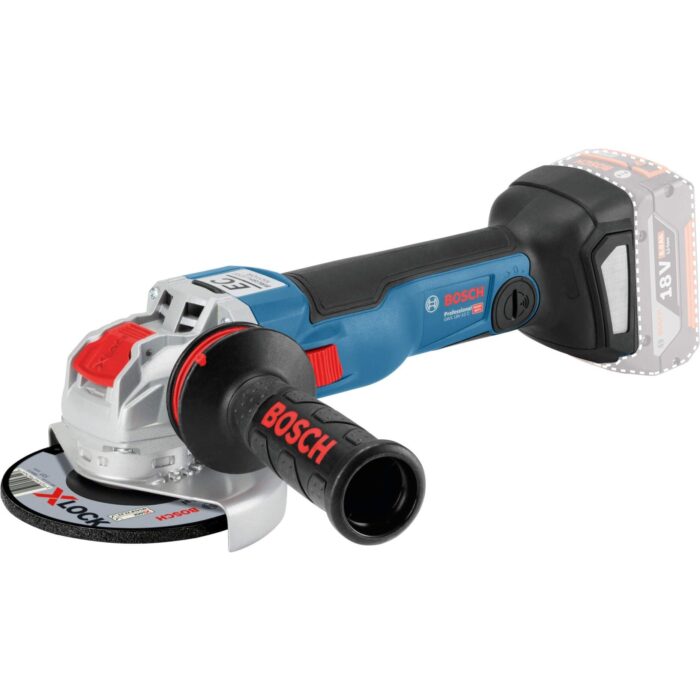 Akumulatorska ugaona brusilica Bosch GWX 18V-10 C Solo; 125mm; X-LOCK; bez baterije i punjača; L-Boxx (06017B0200) - Slika 1