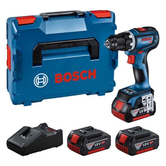 GSR 18V-90 C + 3x PC 18V 4.0 Ah + GAL 18V-40 + L-BOXX - Slika 1