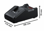 Komplet od 3 alata od 18 V: GSR + GBH + GWS + 2x GBA 5.0 Ah + GAL 18V-40 - Slika 2