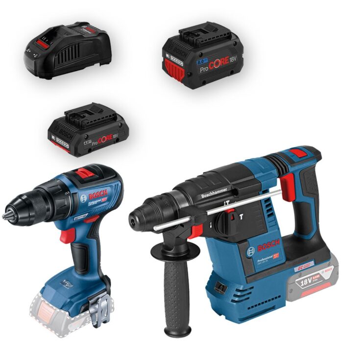 KOMBINOVANI SET GSR 18V-50 + GBH 18V-26 1x 4,0 & 8,0 AH - Slika 1